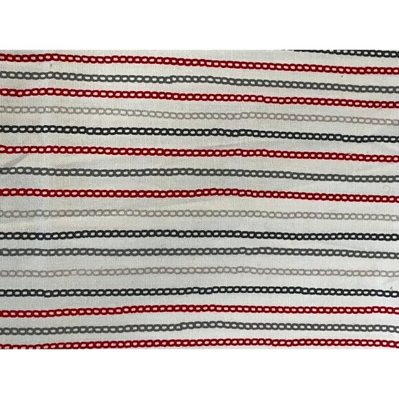 Waverly Inspirations Chain Line Stripe Cotton Fabric 36" x 50" - Picture 1 of 3